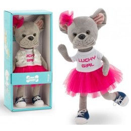 Przytulanka piesek lucky betsy w sukience lucky girl - 38cm