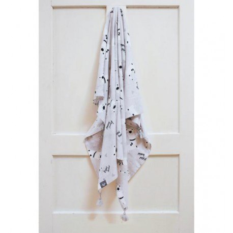 Otulacz bambusowy z antybakteryjnymi jonami srebra