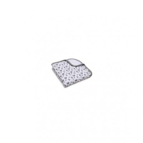 Otulacz - kocyk z eko bawełny z kapturkiem (drzewk