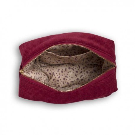 Filibabba kosmetyczka mała sztruks deeply red