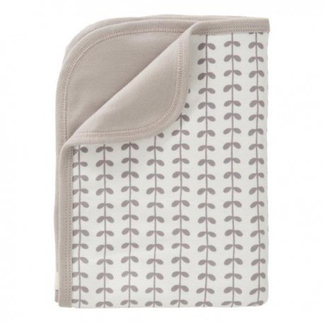 Fresk kocyk z bawełny organicznej 80 x 100 cm liść