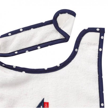 Śliniak frotte na rzep, miś, z kolekcji: ocean