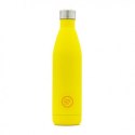 Cool bottles butelka termiczna 750 ml triple cool neonowo żółta