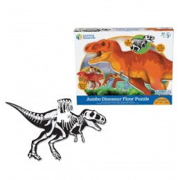 Duże puzzle podłogowe, dinozaur t-rex