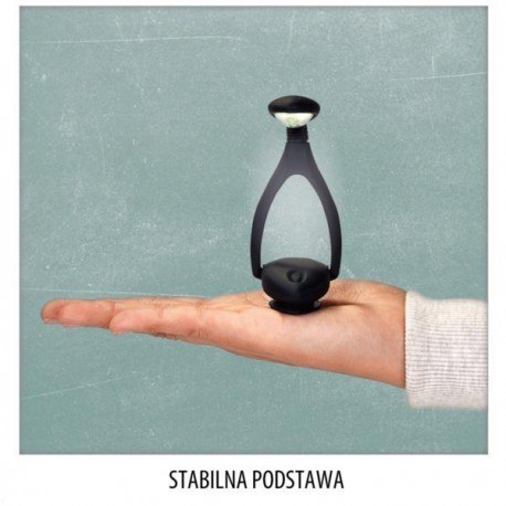 Płynnie ściemniana lampka do czytania, lumi plus, czarna m