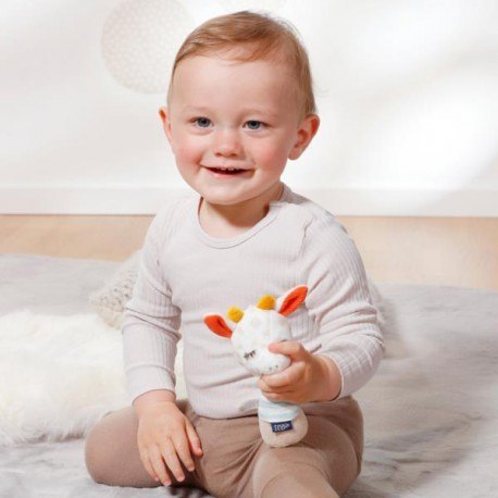 Zabawka do rączki z grzechotką świecąca w