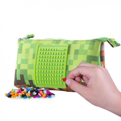 Neoprenowy piórnik na suwak, kosmetyczka, saszetka, pixie crew,