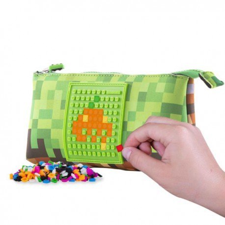 Neoprenowy piórnik na suwak, kosmetyczka, saszetka, pixie crew,