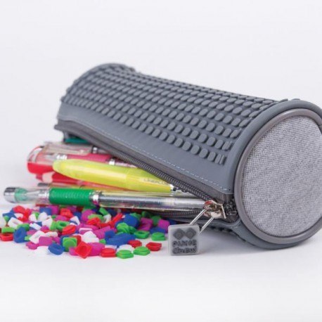 Okrągły piórnik na suwak, kosmetyczka, saszetka, pixie crew,