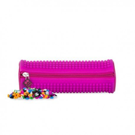 Okrągły piórnik na suwak, kosmetyczka, saszetka, pixie crew,