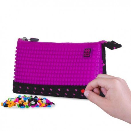 Piórnik na suwak, kosmetyczka, saszetka, pixie