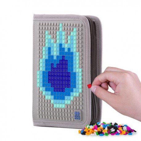 Piórnik szkolny na suwak, pixie crew, kostka,