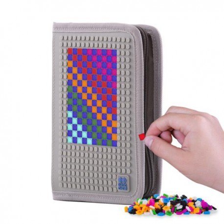 Piórnik szkolny na suwak, pixie crew, kostka,