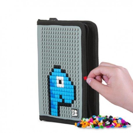 Piórnik szkolny na suwak, pixie crew,  kostka,