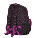 Plecak szkolny, pixie crew, kropki, purpurowy