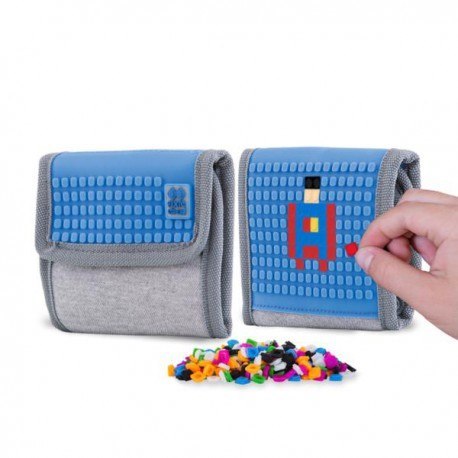 Portfel na rzep, pixie crew, szary, niebieski