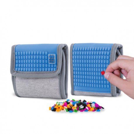 Portfel na rzep, pixie crew, szary, niebieski