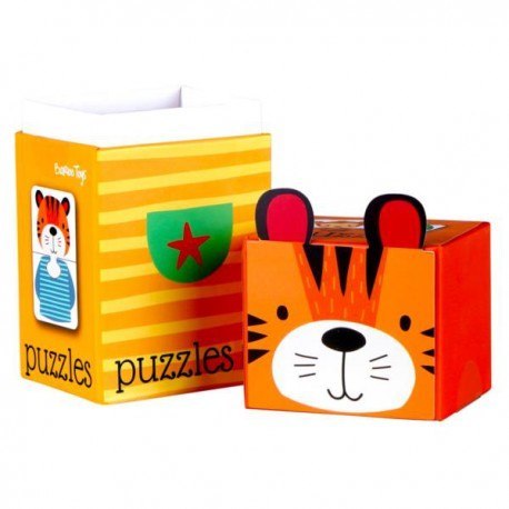 Puzzle dla dzieci, 6 układanek po 2 el.,