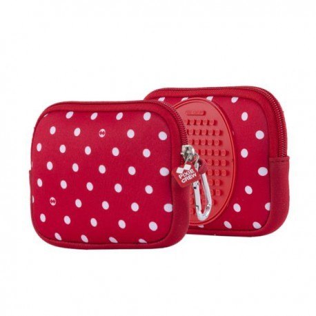 Saszetka na suwak, kosmetyczka, pixie crew, kropki