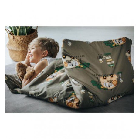 Śpiwór ocieplany do spania dla dzieci - safari