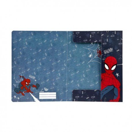 Teczka a4 zamykana na gumki, spiderman
