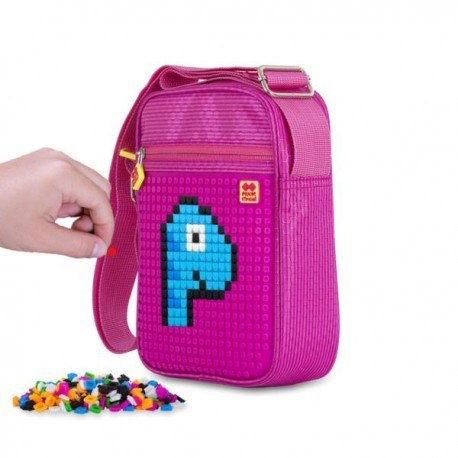 Torba na ramię pixie crew, purpurowa, purpurowy