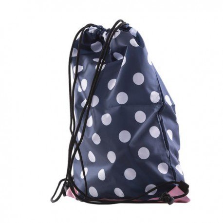 Worek szkolny na plecy, pixie crew, kropki, różowy