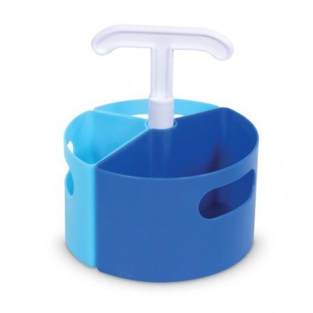 Zestaw pojemników, organizer, niebieski,