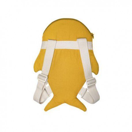 Baby bites plecak dziecięcy shark yellow mustard Baby bites plecak dziecięcy shark yellow mustard