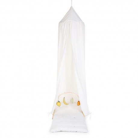 Childhome baldachim i mata 230 x 120 cm kremowa