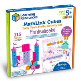 Klocki, kostki matematyczne, zestaw edukacyjny, mathlink cubes,