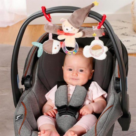 Zawieszka, maskotka edukacyjna, trapez z kolekcji: bruno