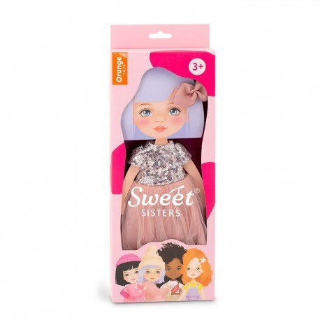 Zestaw ubranek sweet sisters: różowa sukienka z ce Zestaw ubranek sweet sisters: różowa sukienka z ce