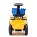 Jeździk traktor z przyczepą new holland żółty