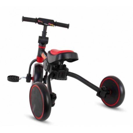 Rowerek trójkołowy 2w1 molto rapido czerwony