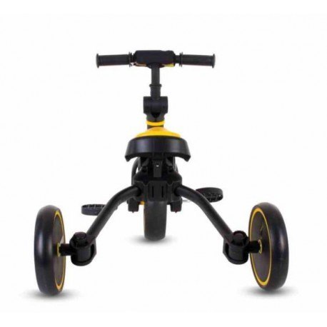Rowerek trójkołowy 2w1 molto rapido żółty