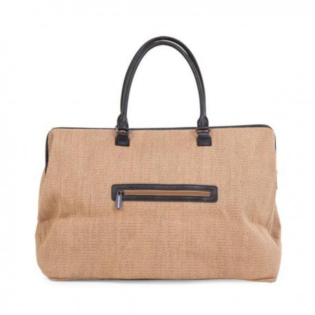 Childhome torba mommy bag raffia look