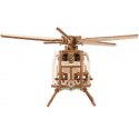 Drewniane puzzle mechaniczne 3d wooden.city - helikopter