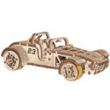 Drewniane puzzle mechaniczne 3d wooden.city - samochód roadster