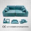 Meowbaby® aesthetic sztruksowa sofa dziecięca prem