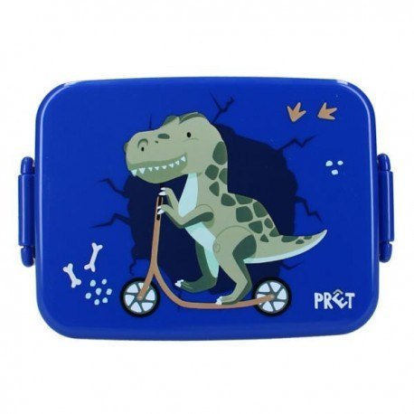 Śniadaniówka, lunch box z przegródką, dino navy, Śniadaniówka, lunch box z przegródką, dino navy,