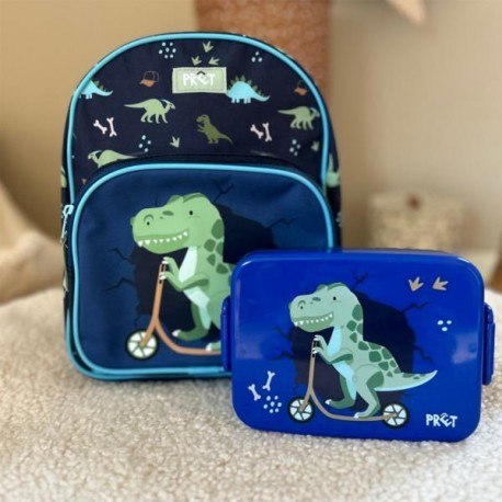 Śniadaniówka, lunch box z przegródką, dino navy, Śniadaniówka, lunch box z przegródką, dino navy,