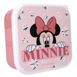 Śniadaniówka, snack box 3w1, myszka minnie, róż