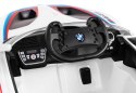 + SKÓRA + PILOT Samochód AUTO na akumulator BMW M6 GT3 Biały