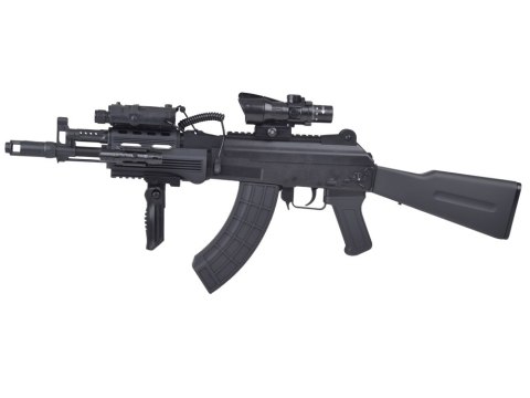 Duży realistyczny Karabin automatyczny AK na kulki wodne akumulator