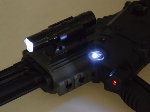 Duży realistyczny Karabin automatyczny AK na kulki wodne akumulator