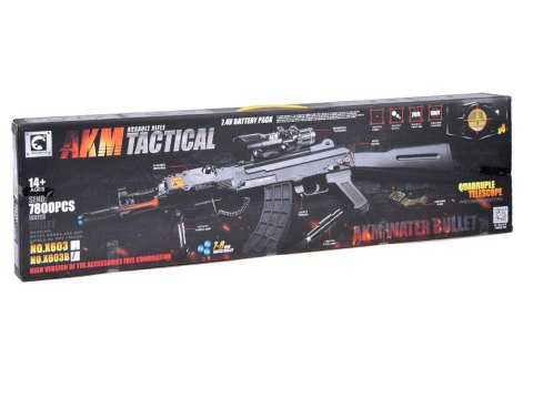 Duży realistyczny Karabin automatyczny AK na kulki wodne akumulator