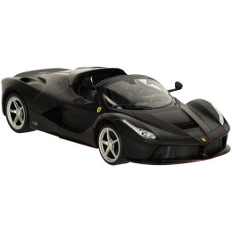 Samochód zdalnie sterowany Rastar Ferrari LaFerrari Aperta 1:14 czarny