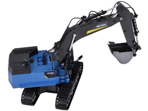 Koparka zdlanie sterowana na gąsienicach efekt Dym Dźwięk Światło +