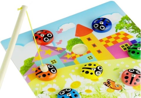 Gra Zręcznościowa Drewniane Biedronki Na Magnes